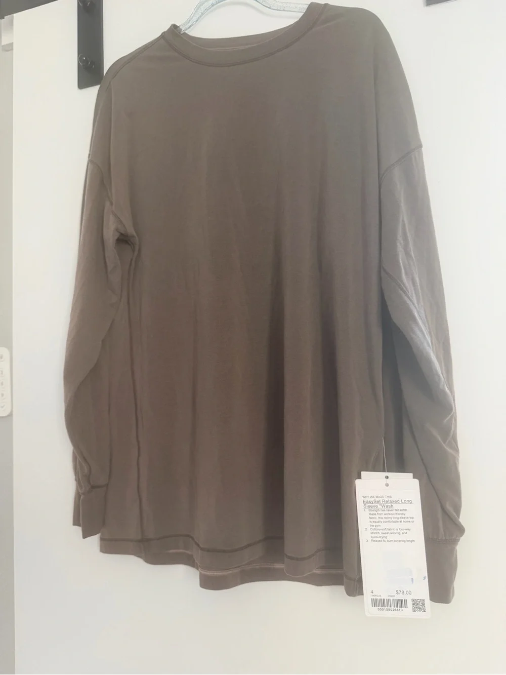 Lululemon EasySet Relaxed Long-Sleeve Shirt Wash - NWT - 4